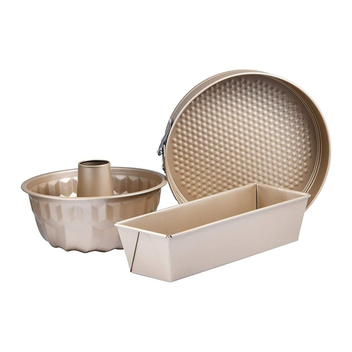 Bergner Cento Carbon Steel 3Pc Bakeware SetGold Buy Bergner Cento
