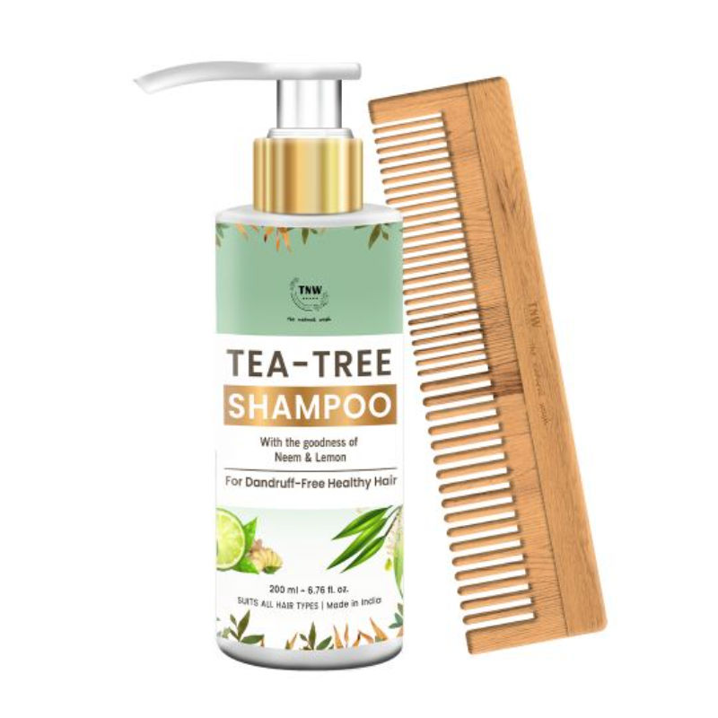 TNW The Natural Wash Neem Comb + Tea Tree Shampoo