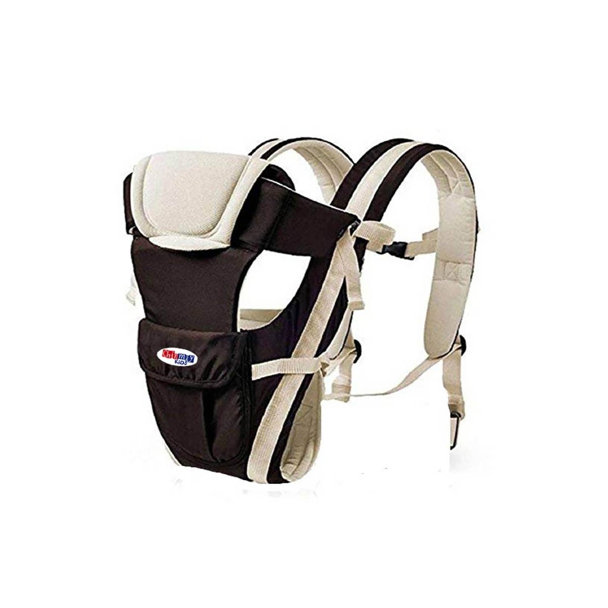 Chinmay Kids Baby Carrier Bag Adjustable Hands Free 4 In 1 with Safety Belt Child - Brown