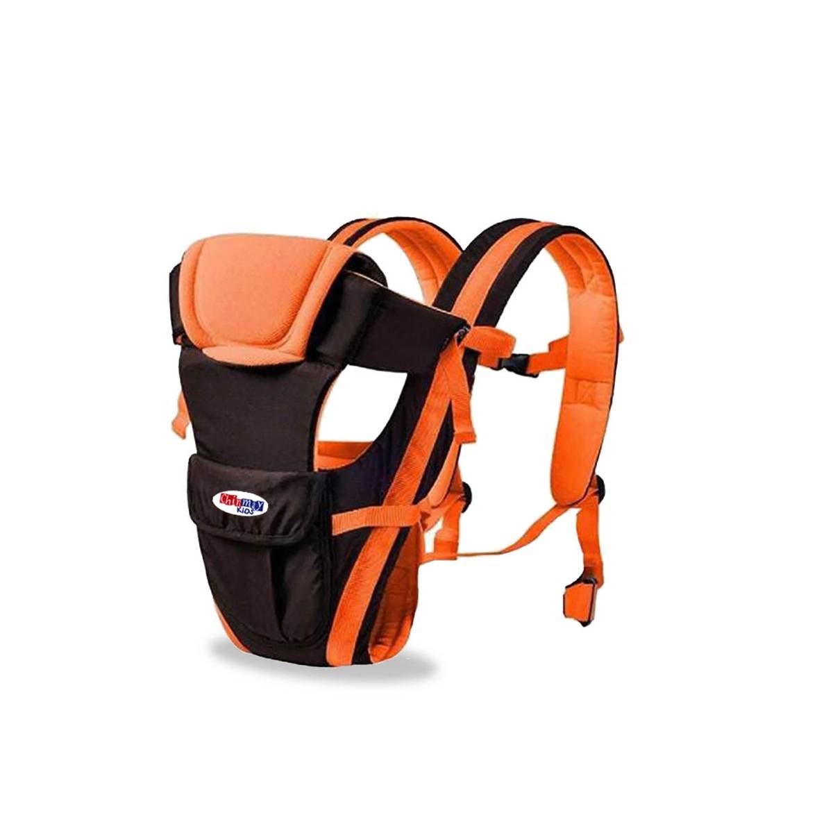 Chinmay Kids Baby Carrier Bag Adjustable Hands Free 4 In 1 with Safety Belt Child - Orange