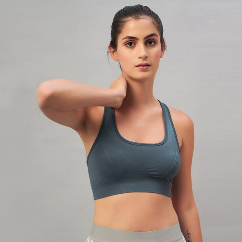 C9 Airwear Sports Bra For Women Grey (L)