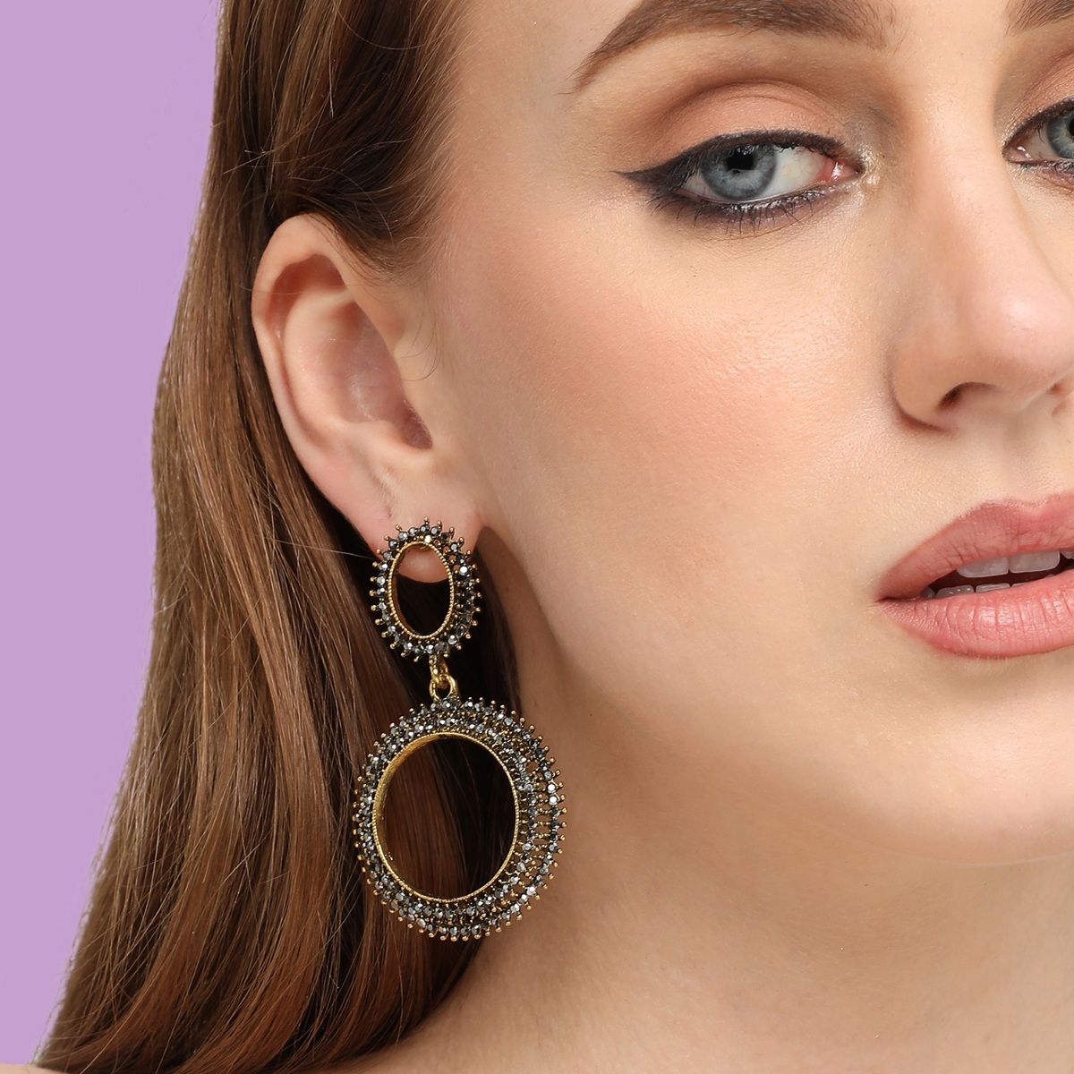 Earrings for women deals black