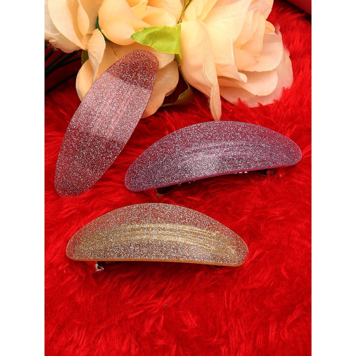 LAIDA 3 French Barrettes Buy LAIDA 3 French Barrettes Online at Best