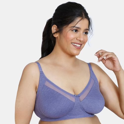 Buy Zivame Double Layered Non-Wired Full Coverage Super Support