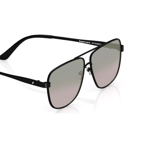 Buy Fastrack Black Square Sunglasses (M183BK3V) Online