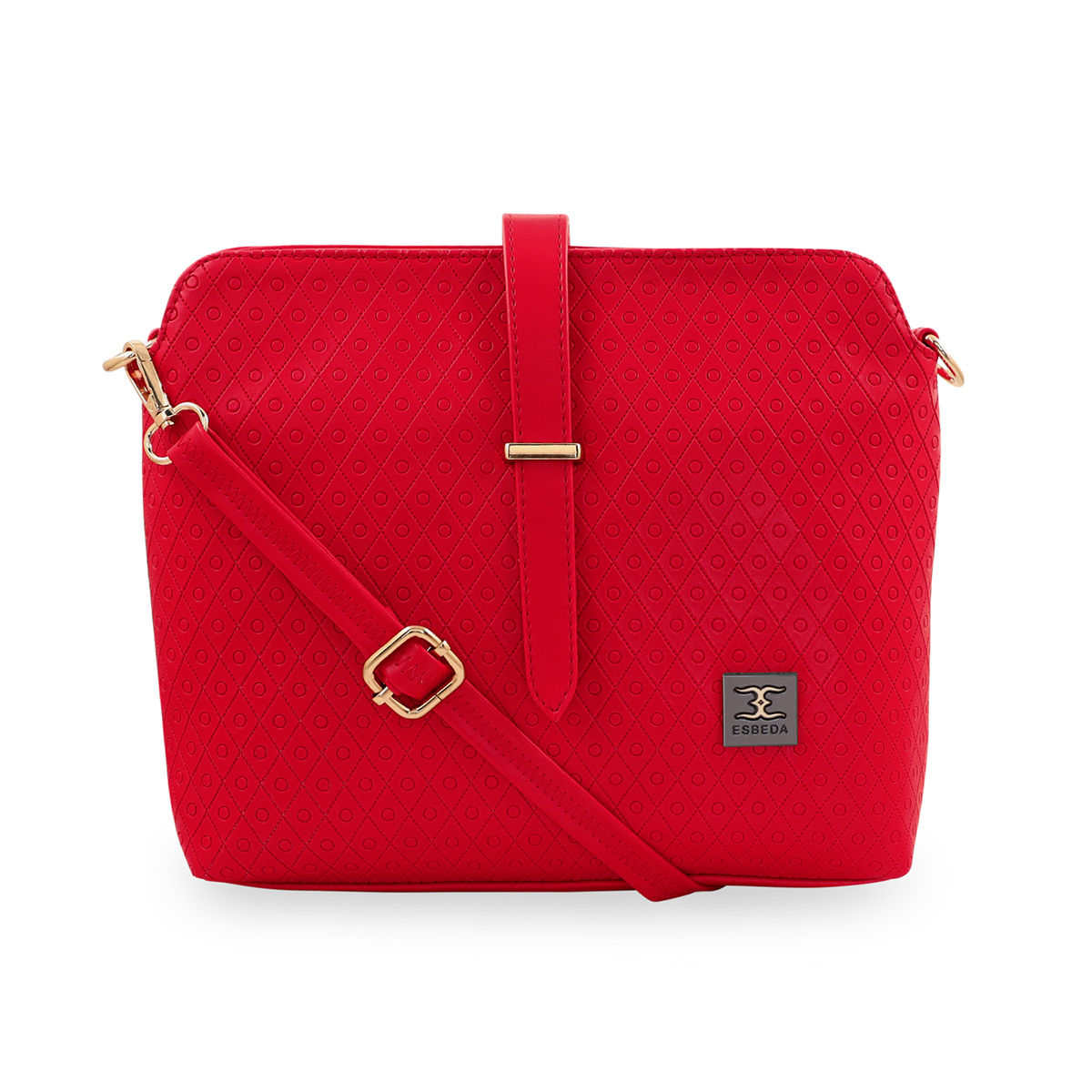 Buy ESBEDA Brown Color Croco Emboss Mini Sling Bag For Women at Amazon.in