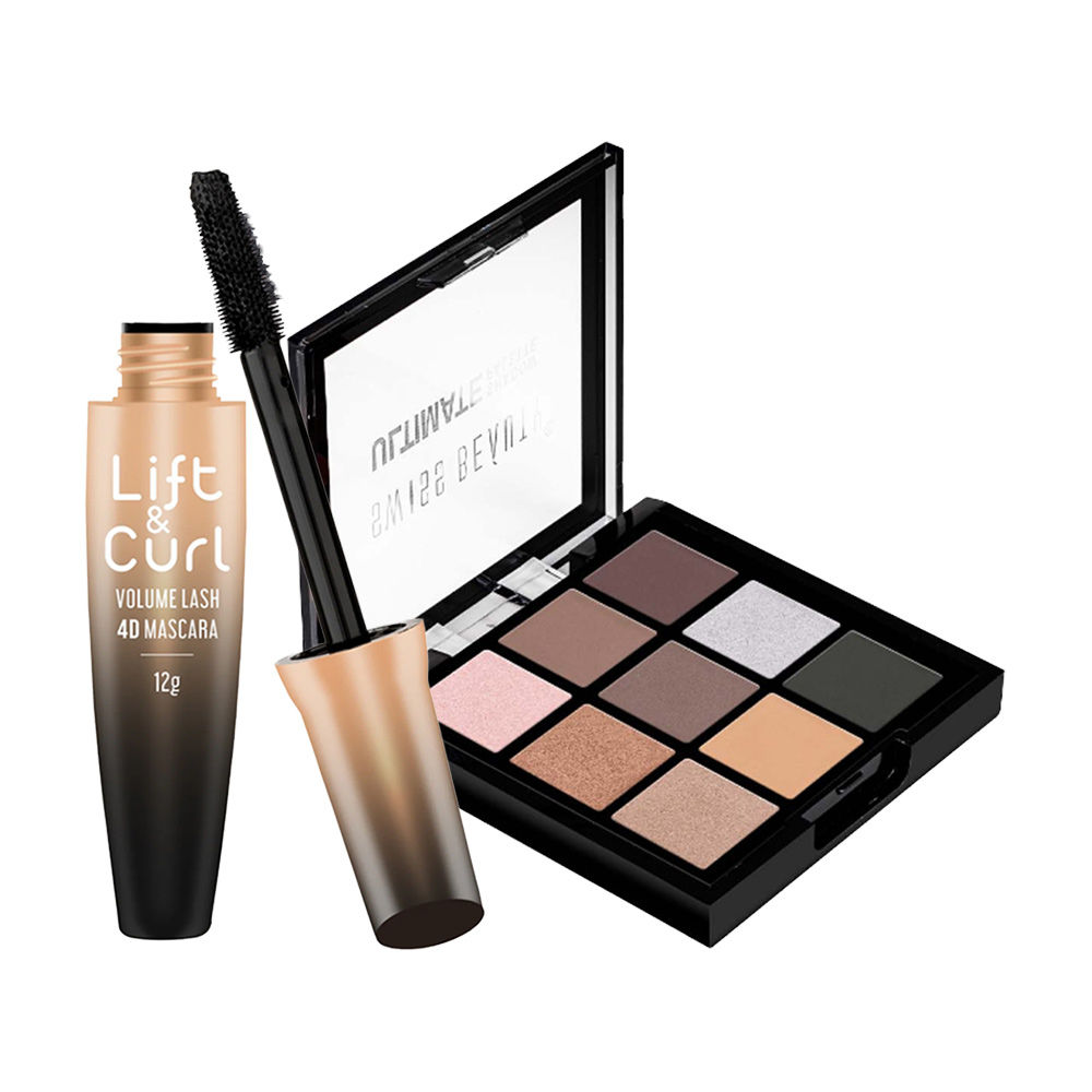 Swiss Beauty Eyeshadow & Mascara Duo Set For Mesmerizing Eyes Buy