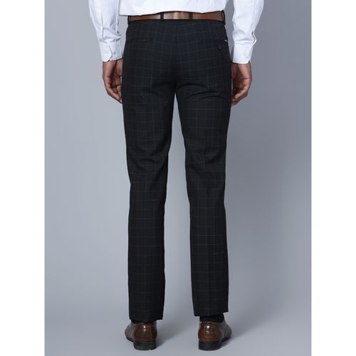 Buy Cantabil Men Black Formal Trouser Online