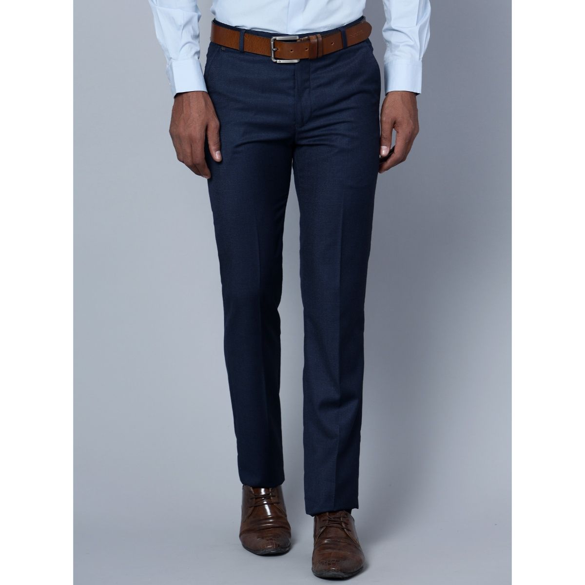 CANTABIL Regular Fit Men Dark Blue Trousers - Buy CANTABIL Regular Fit Men  Dark Blue Trousers Online at Best Prices in India | Flipkart.com