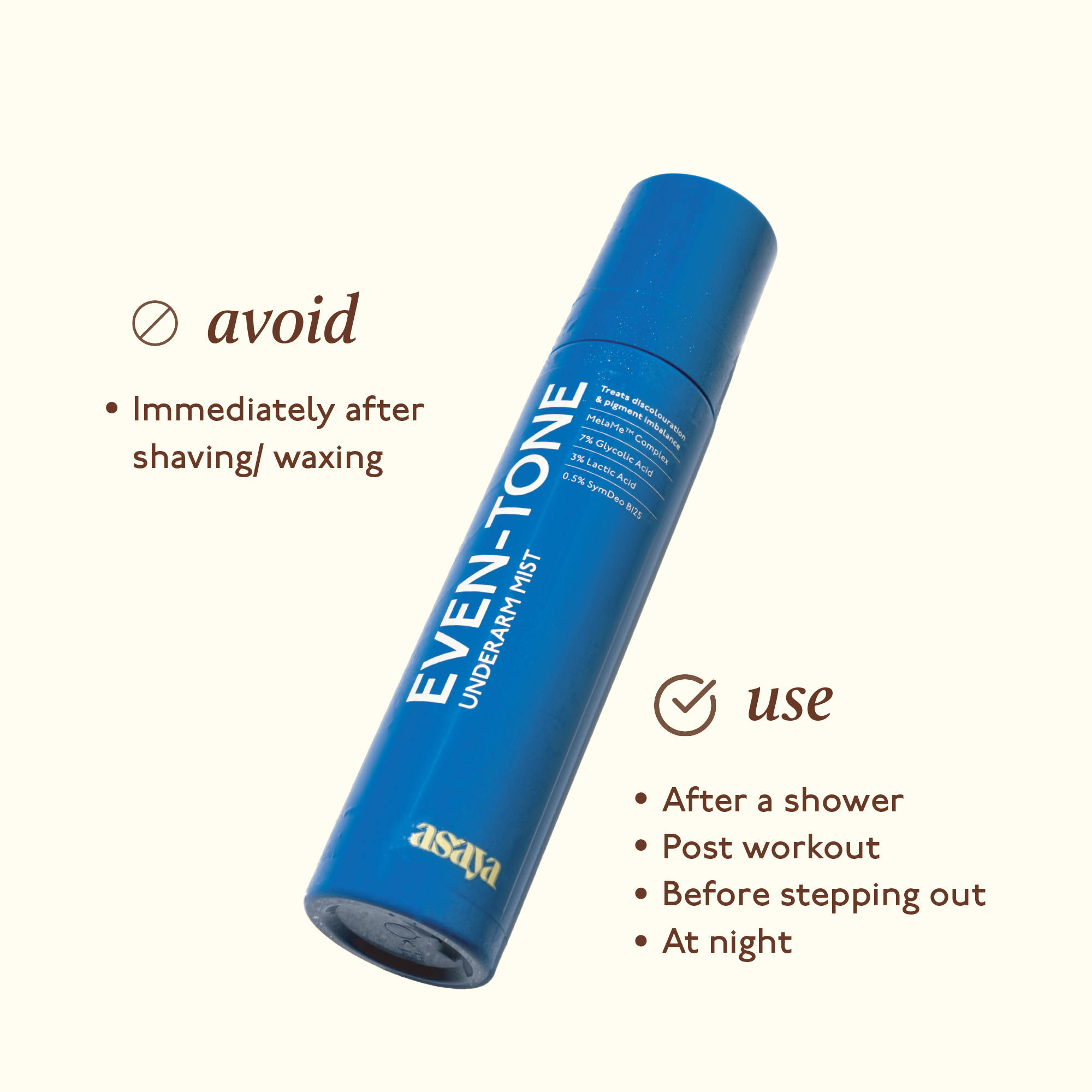 Asaya Depigmentation Underarm Spray for Dark Underarms with ... - view 9