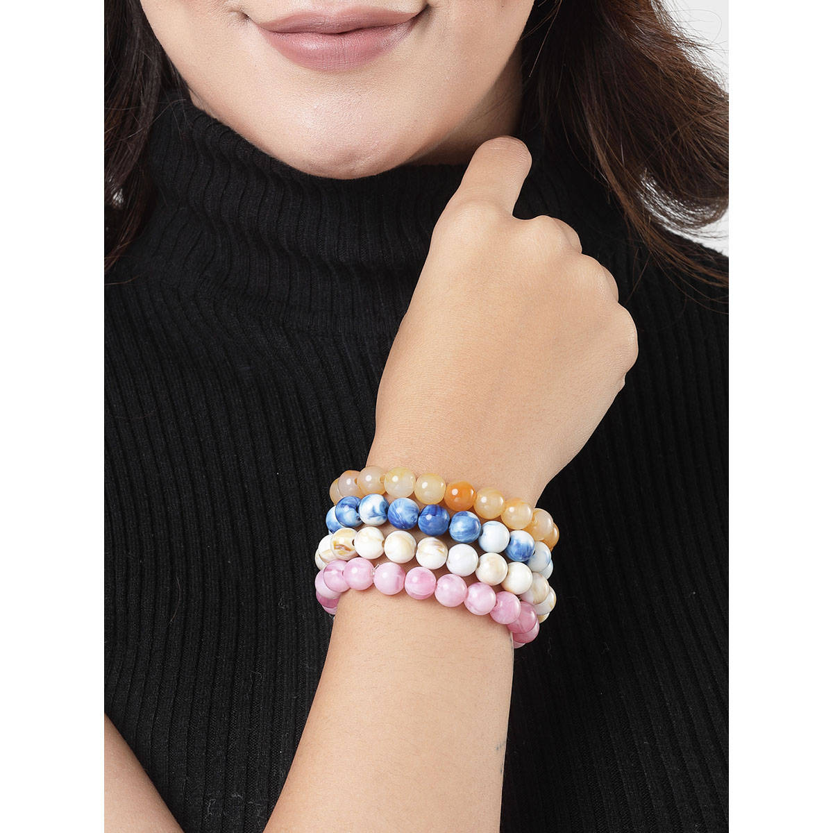 NVR Color Beads Adjustable Bracelet