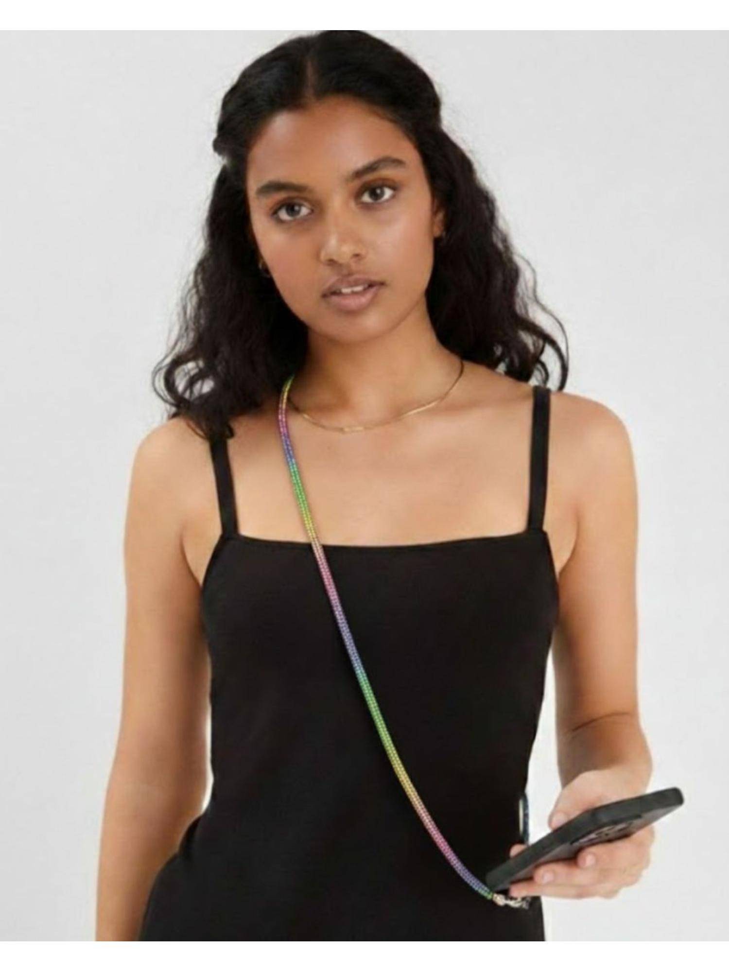 Shopsiiri Crystal Diamante Phone Sling