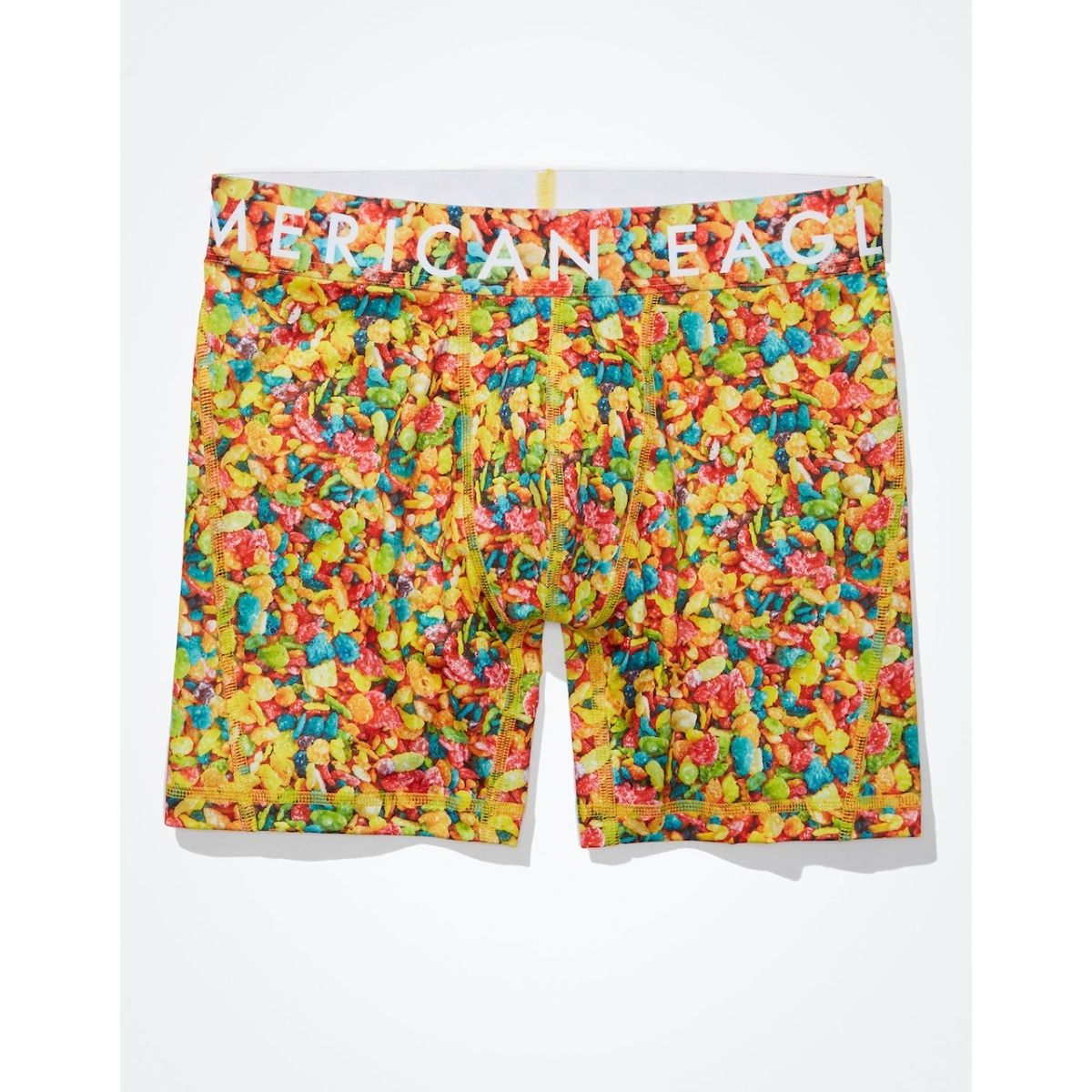 American Eagle Men Yellow Cereal 6 Inches Flex Boxer Brief Buy