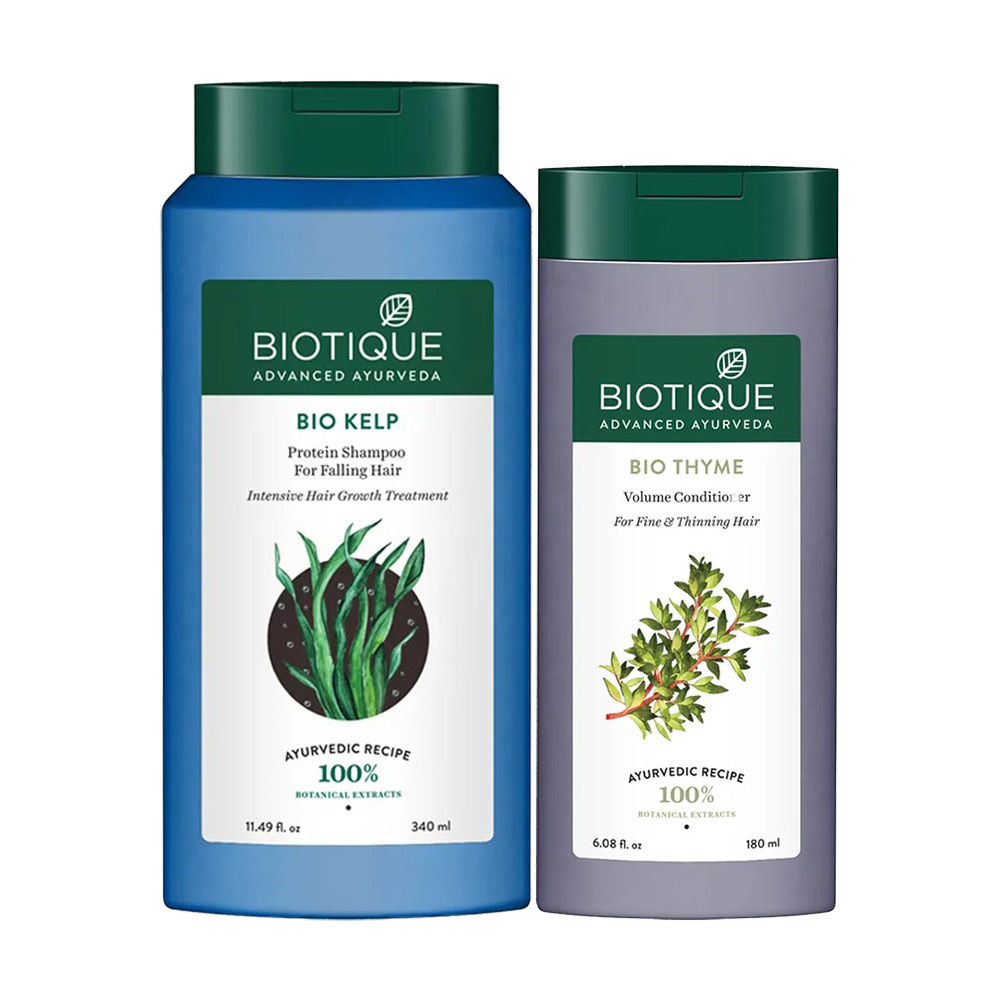 Biotique Bio Kelp Protein Shampoo for Falling Hair Review - Happiest Ladies