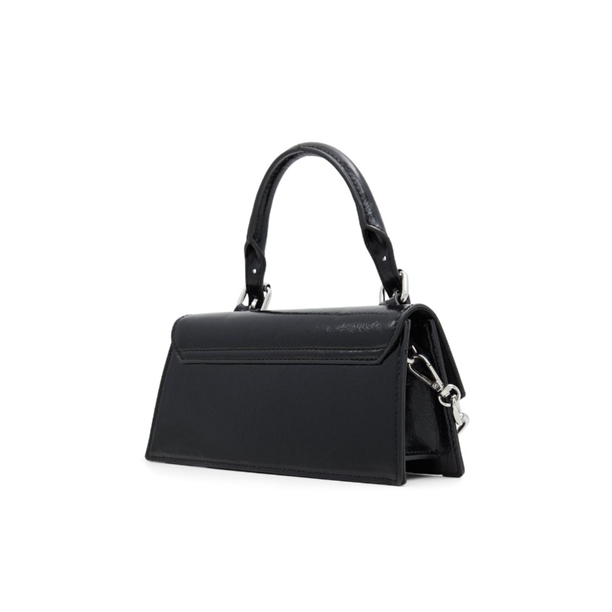 【追跡あり!】ALDO Dhelliaax トップ ハンドルバッグ ☆チェーン Buy Aldo DHELLIAAX Womens Black Top Handle Satchel with