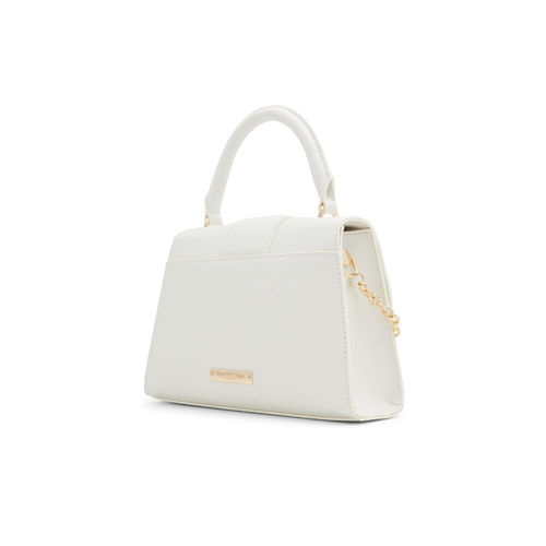 Aldo MALLILA Womens White Top Handle Satchel with Detachable Straps