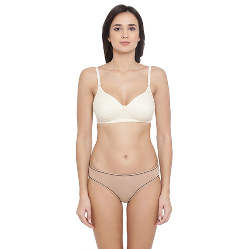 Clovia Cotton Rich Non-Wired Spacer Cup T-Shirt Bra