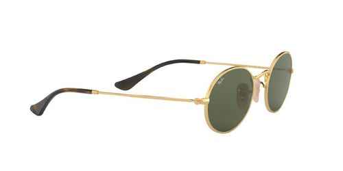 Buy Ray-Ban 0RB3547N Bottle Green Icons Oval Sunglasses (54 mm) Online