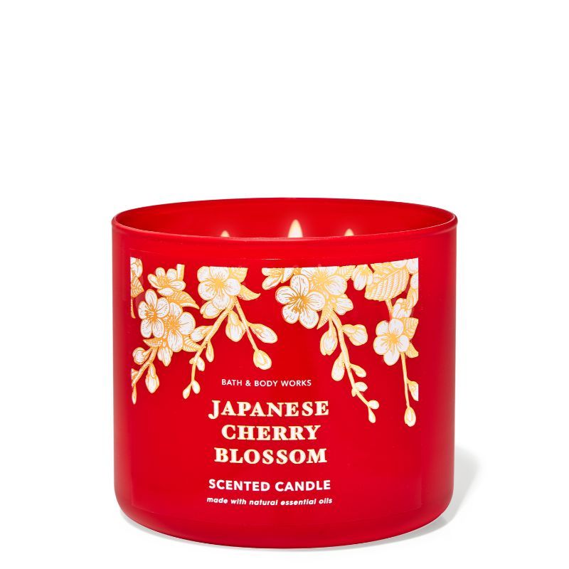 Bath & Body Works Japanese Cherry Blossom 3Wick Candle Reviews Online