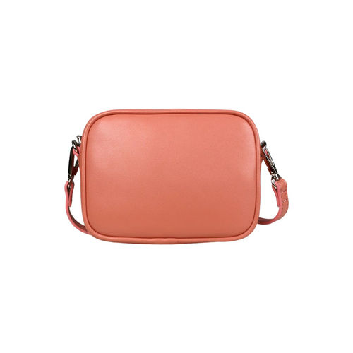 The House Of Ganges Alina Vegan Leather Mini Crossbody Coral Reef (S)