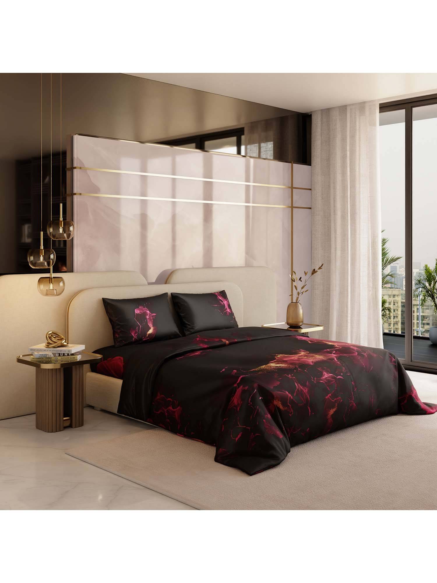 Stoa Paris Eclipse Of Desire Sateen Printed King Comforter (King)