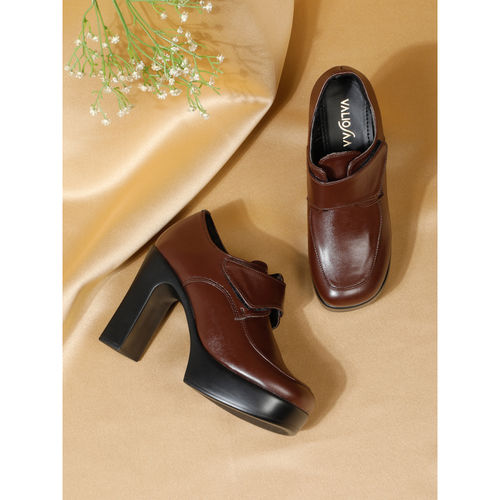 Buy VALIOSAA Women Brown Casual Boots Online