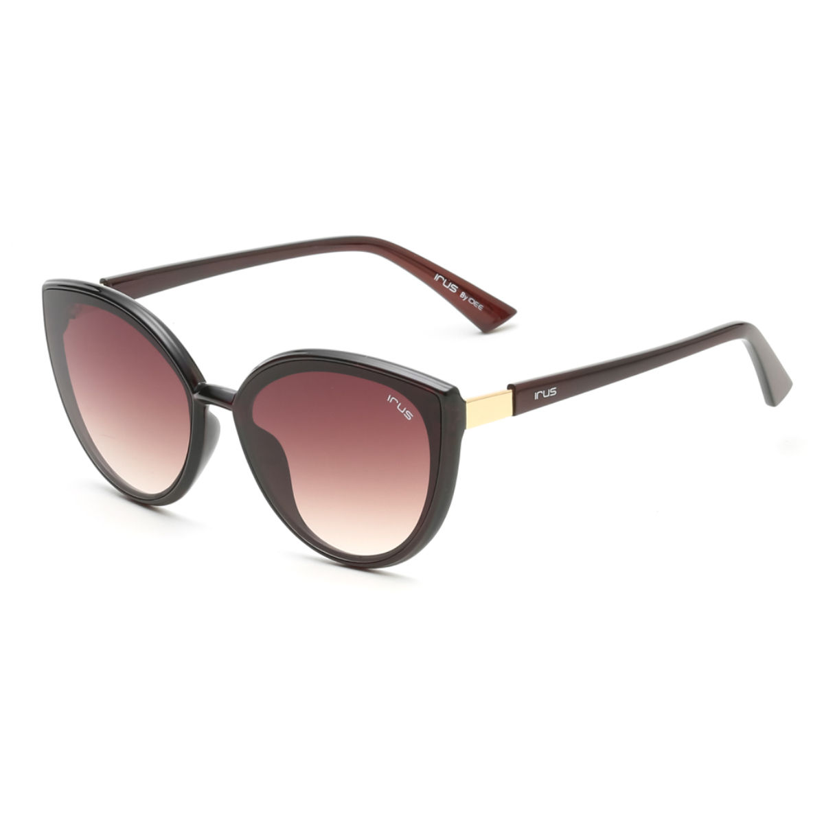IRUS Uv Protected Sunglasses for Women with Brown Coloured Gradient