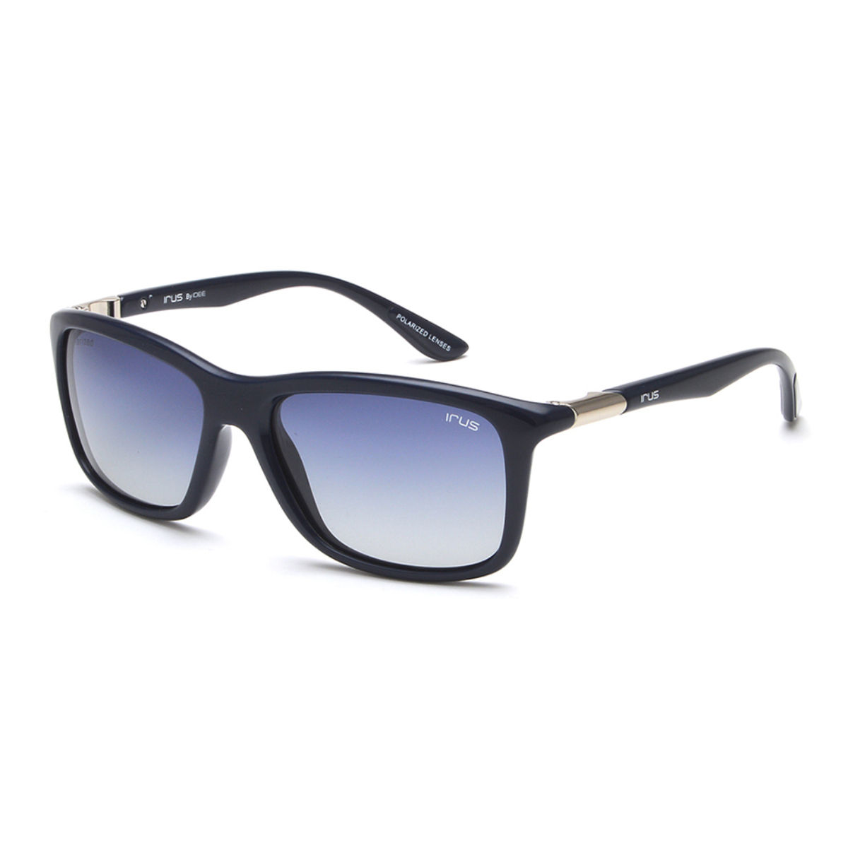 IRUS Uv Protected Sunglasses for Men with Blue Coloured Polarized Tri