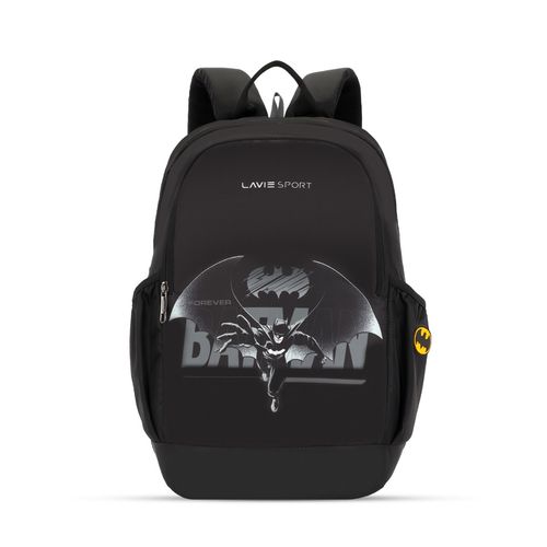 Lavie Sport Batman Cape 33L Casual Laptop Backpack For Men/Women  Boys/Girls (Black) (M)