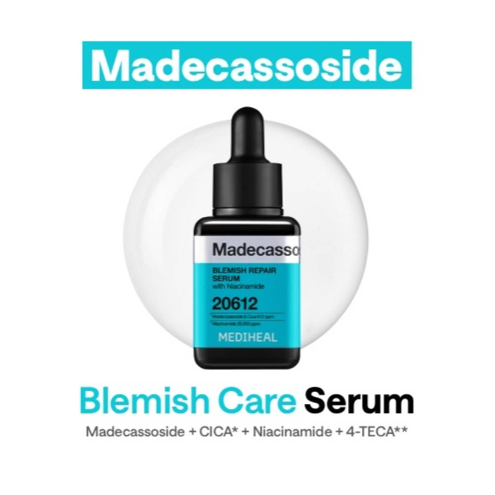 Mediheal Madecassoside Blemish Repair Serum - Korean Face Serum with Centella Asiatica & Niacinamide