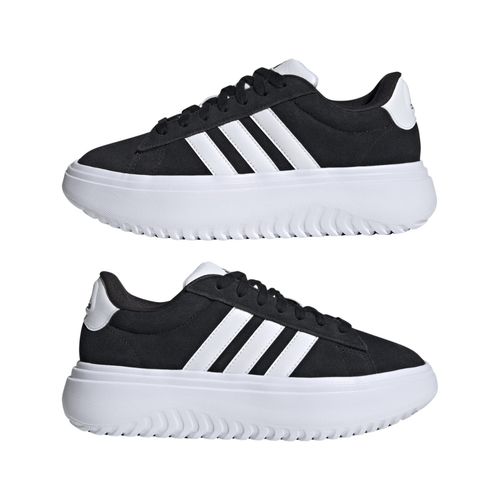 Buy adidas GRAND COURT PLATFORM Women Black Tennis Shoes Online