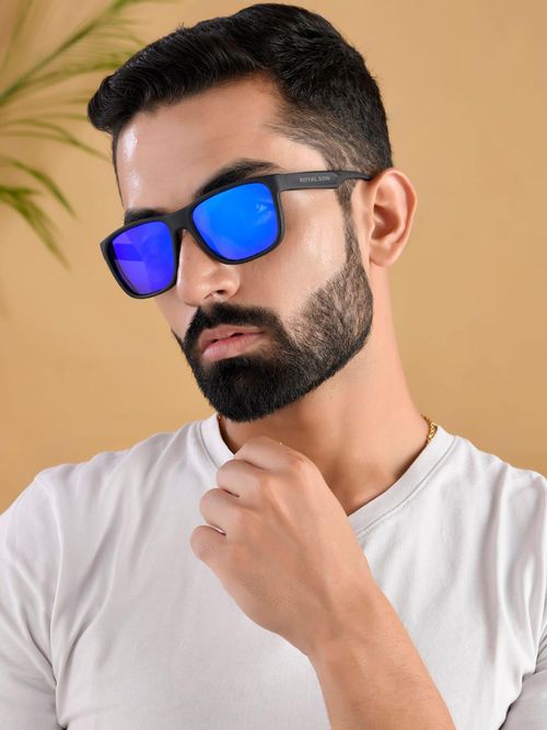 ROYAL SON Sports Blue Cycling Cooling Polarized Sunglasses for Men-  Chi00173-C3 (44)