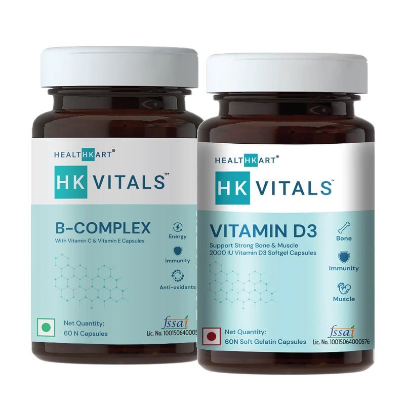 HealthKart Hk Vitals Vitamin D3 (2000 Iu), For Bone Strength And B