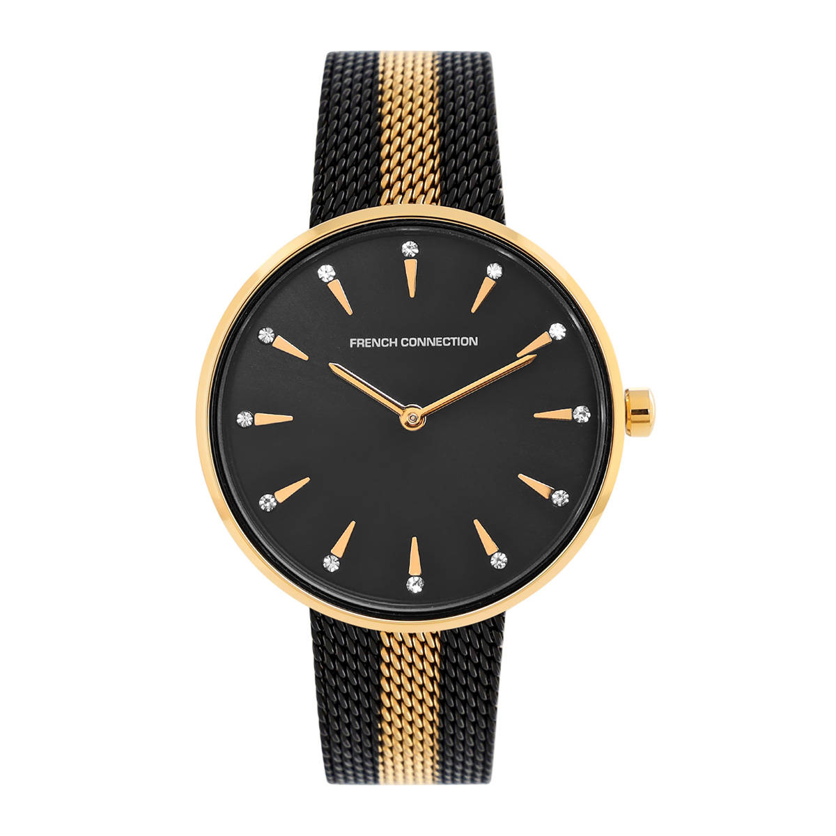 French Connection Women Black Analogue Watch -FCL22-B