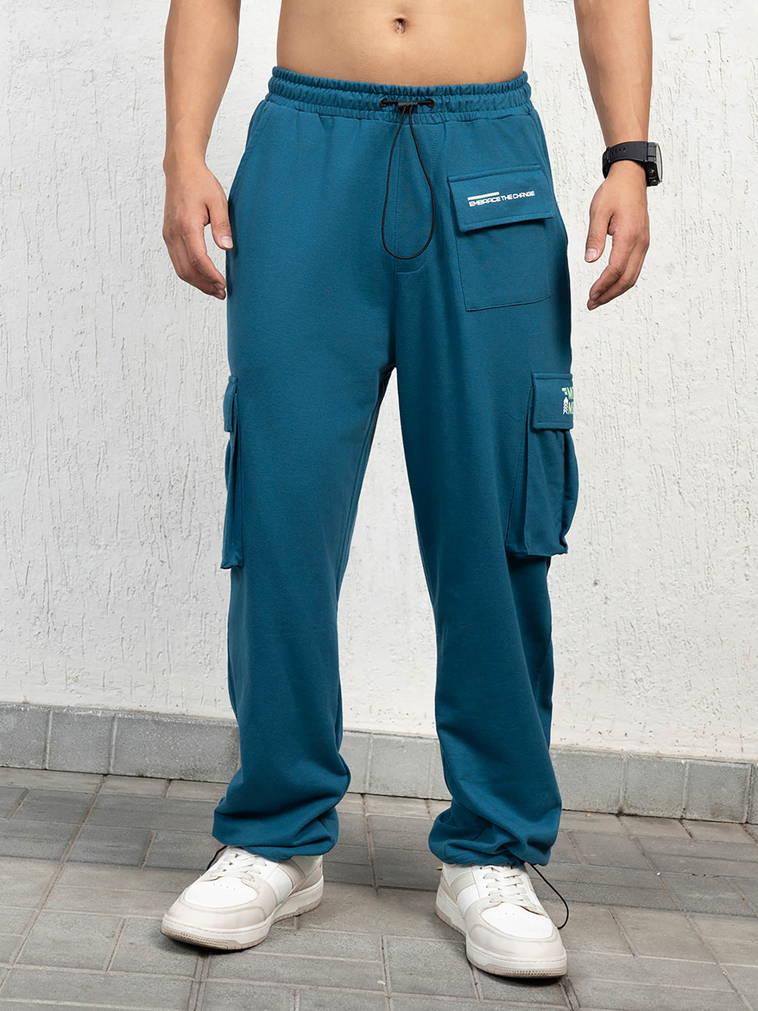 Buy Hubberholme Men Cotton Regular Fit Mid-Rise Joggers Online