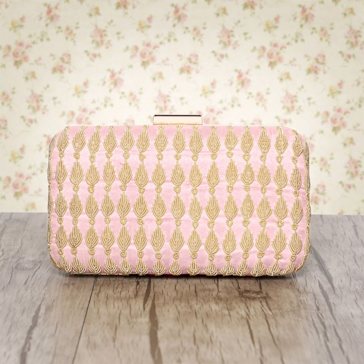 Buy Taffy Pink Ikat Clutch Bag for Women Online in India
