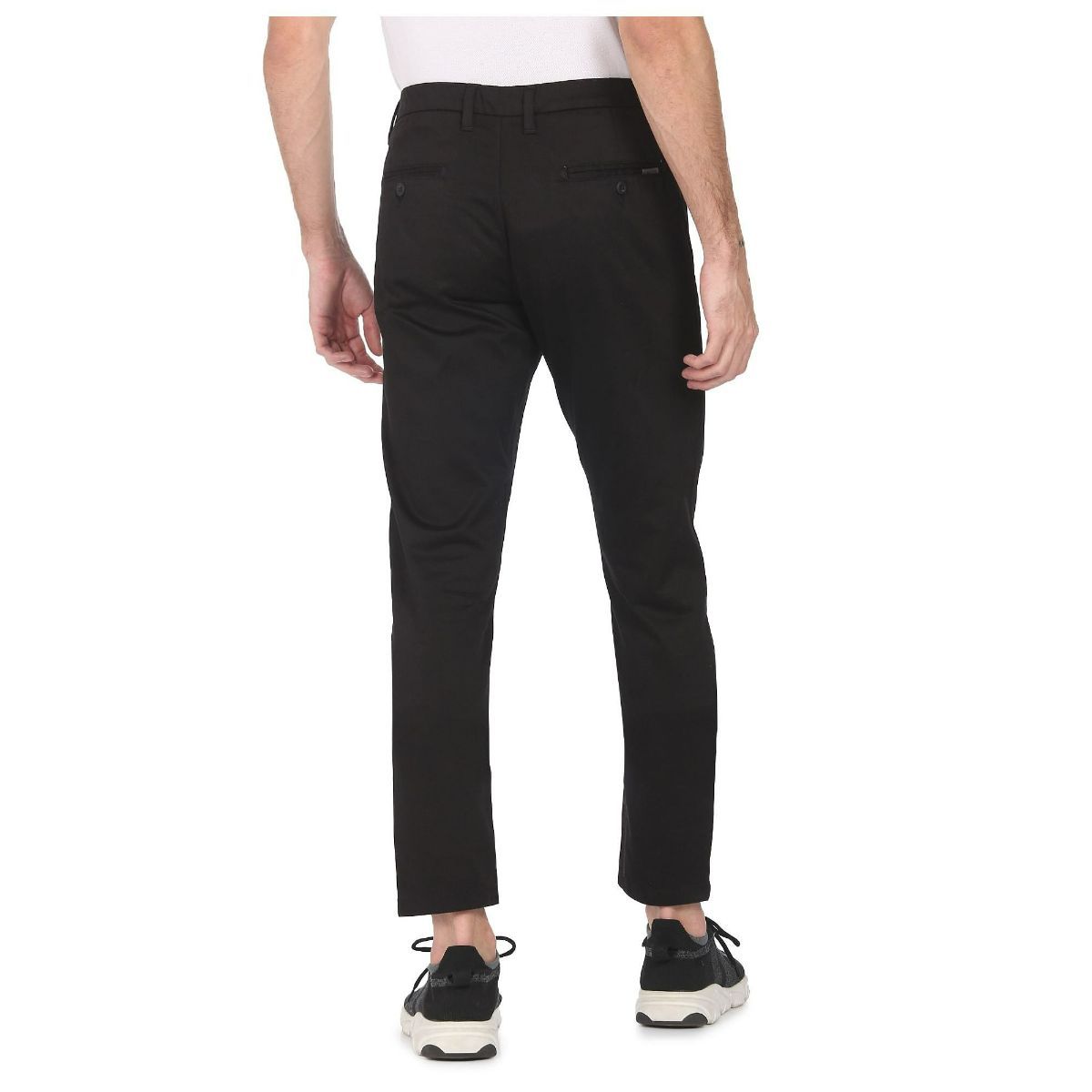 Buy Men Kansas Fit Cotton Stretch Trouser Online | Indian Terrain