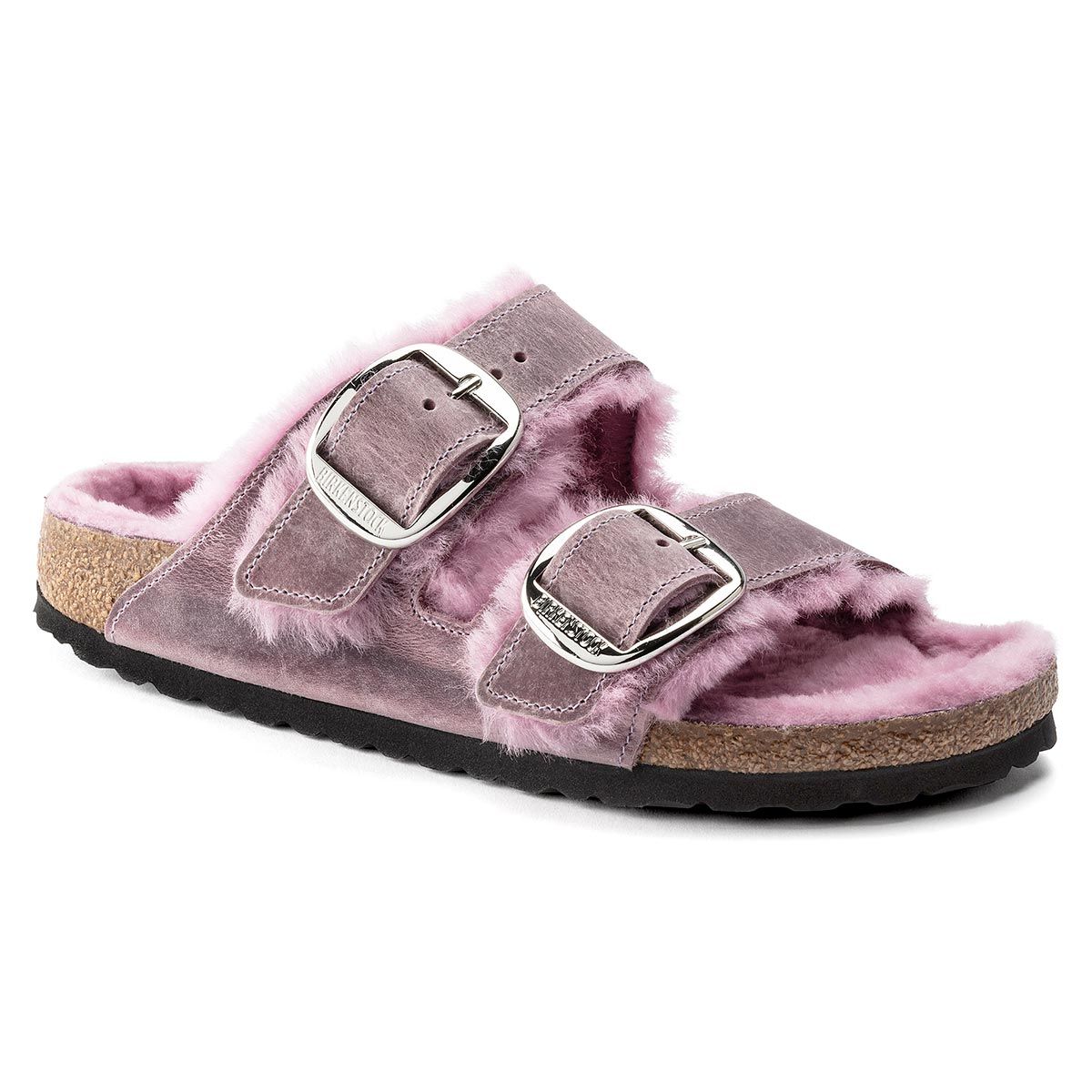 BIRKENSTOCK Women's Arizona Big Buckle Shearling Narrow Beige