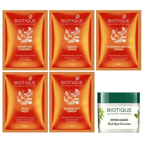 Biotique Anti Tan Facial Kit With Free Swiss Magic Dark Spot Corrector Buy Biotique Anti Tan Facial Kit With Free Swiss Magic Dark Spot Corrector Online At Best Price In India All biotique products are ayurvedic and herbal, which relieve me of any chemical side effects of its constituents. biotique anti tan facial kit with free swiss magic dark spot corrector