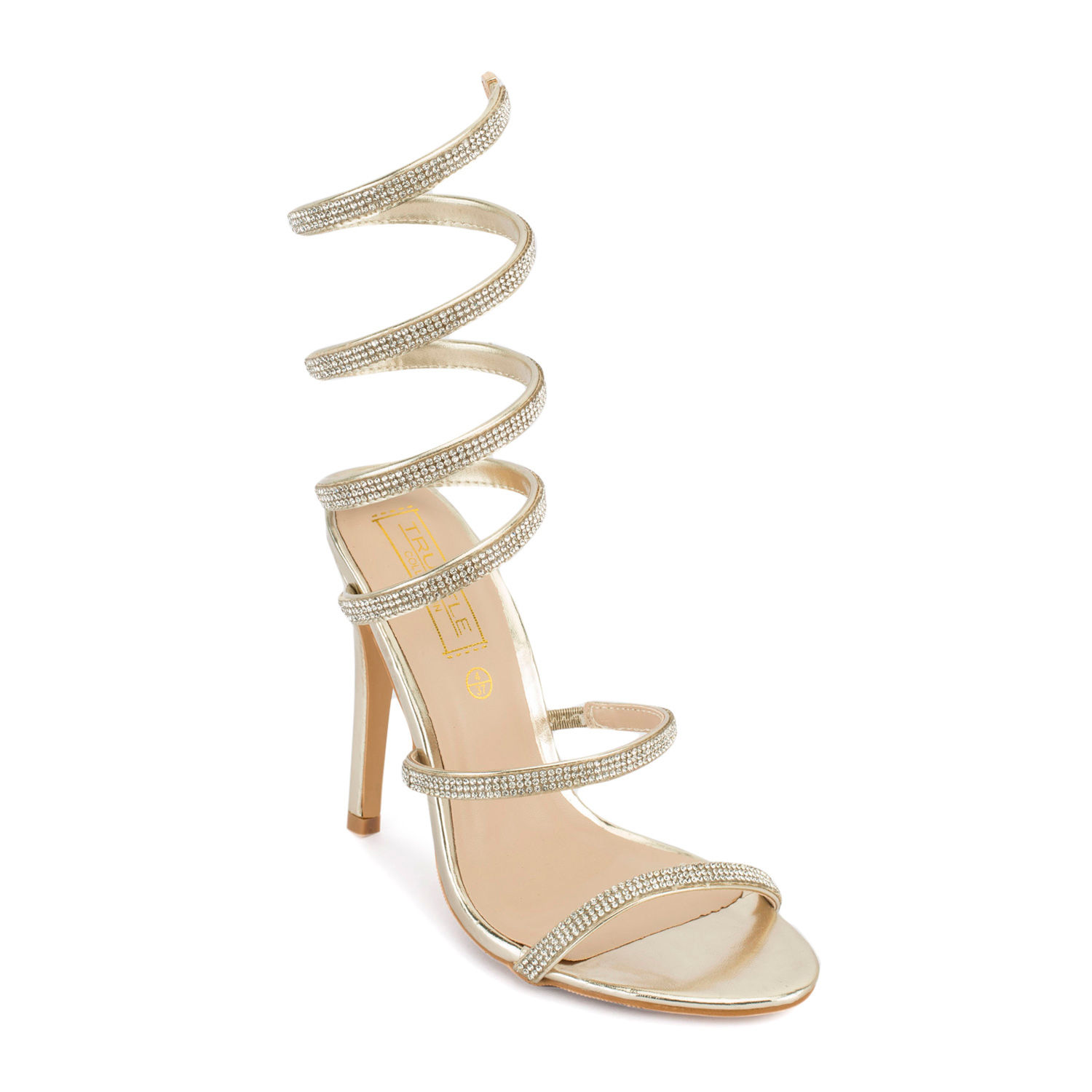 Buy online Nude Ankle Strap Sandals from heels for Women by Truffle  Collection for ₹3600 at 50% off | 2024 Limeroad.com