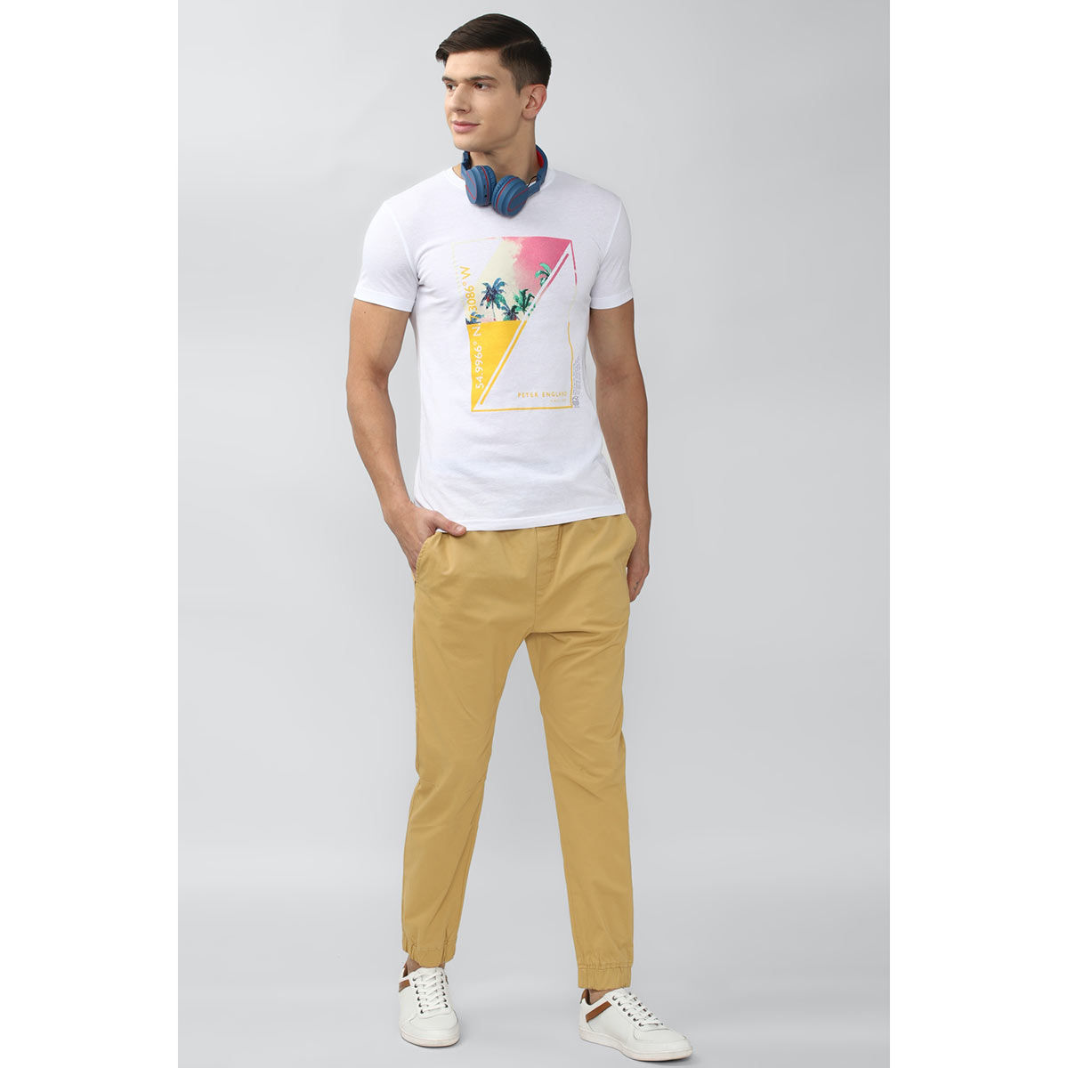 Buy AD & AV Men Beige Solid Synthetic Single Casual Trousers Online at Best  Prices in India - JioMart.