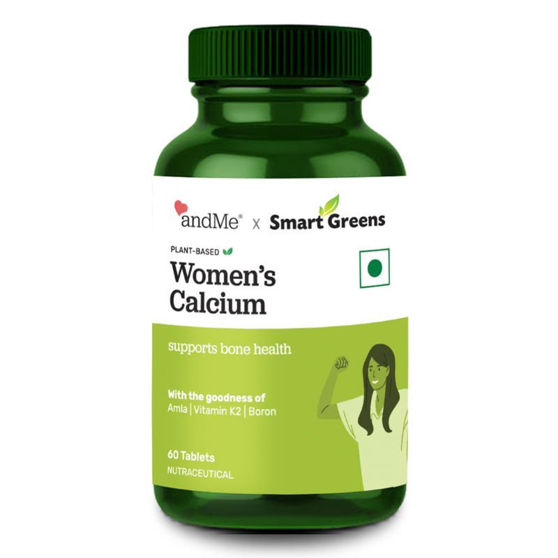 andMe Smart Green Plant Based Calcium And Bone Strength Tablets
