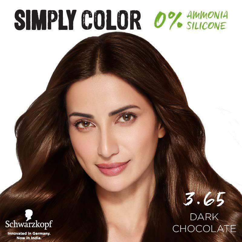 Schwarzkopf Simply Color Permanent Hair Colour 3 65 Dark Chocolate Buy Schwarzkopf Simply