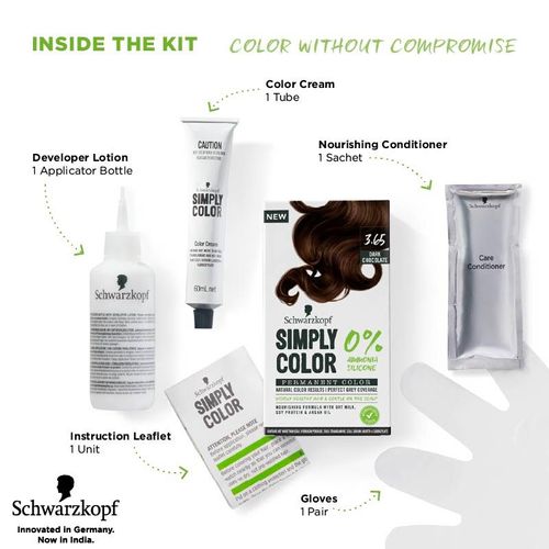Buy Schwarzkopf Simply Colour 4.65 Mocha Brown 1 pack