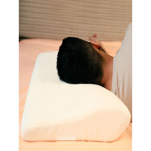 The White Willow Special Contour Small Neck Pillow White