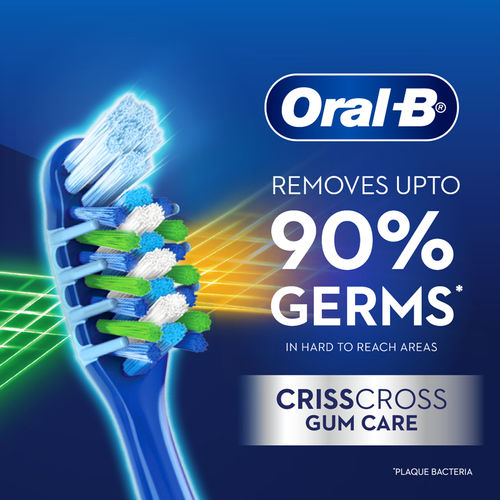 Buy Oral-B Criss Cross Gum Care Toothbrush Pack Of 1 (medium) Online