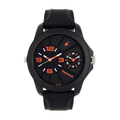 Buy Fastrack 38042PP01 Black Dial Analog Watch For Men Online