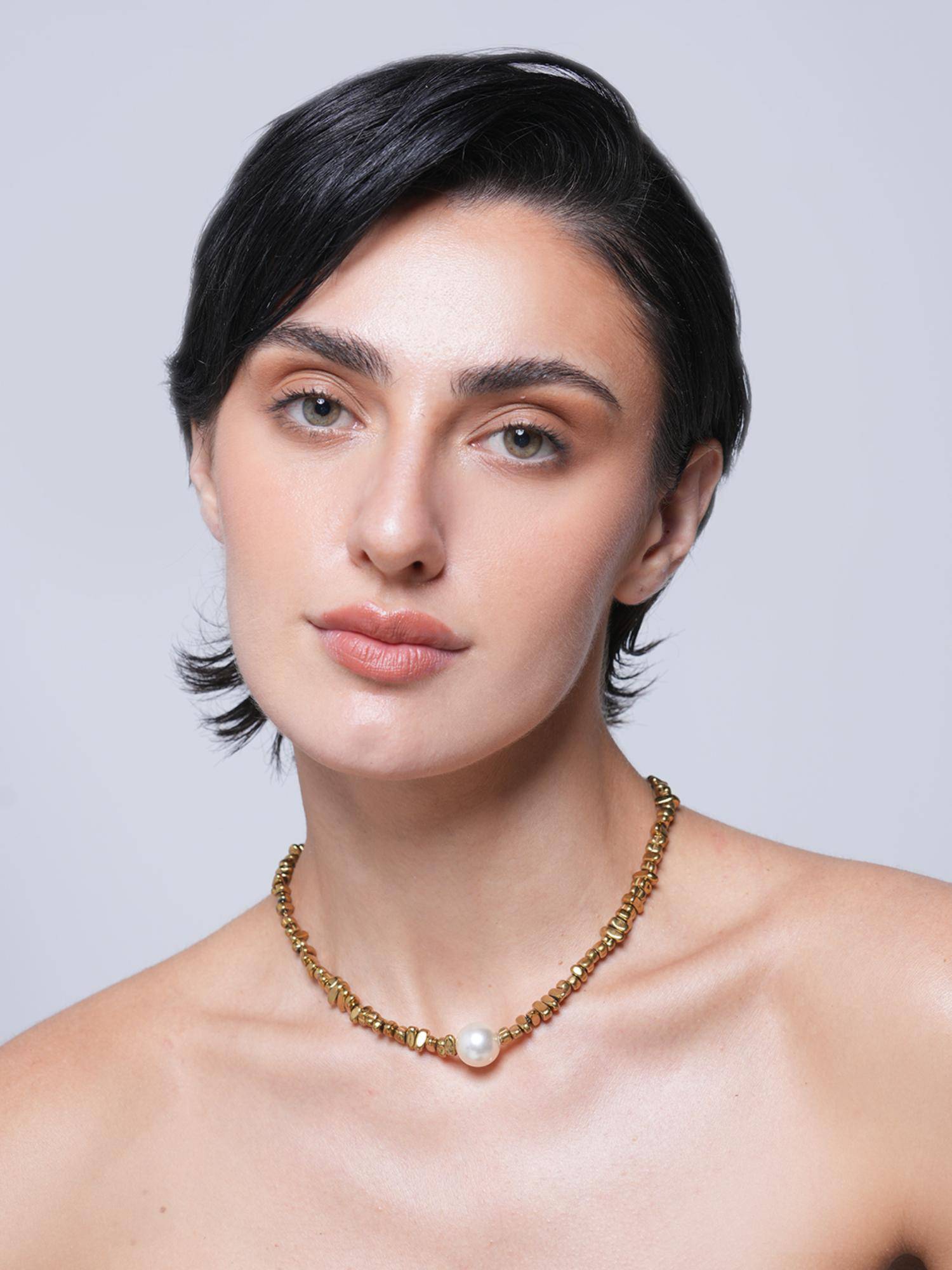 CAO JEWELLERY Beaded Pearl Necklace