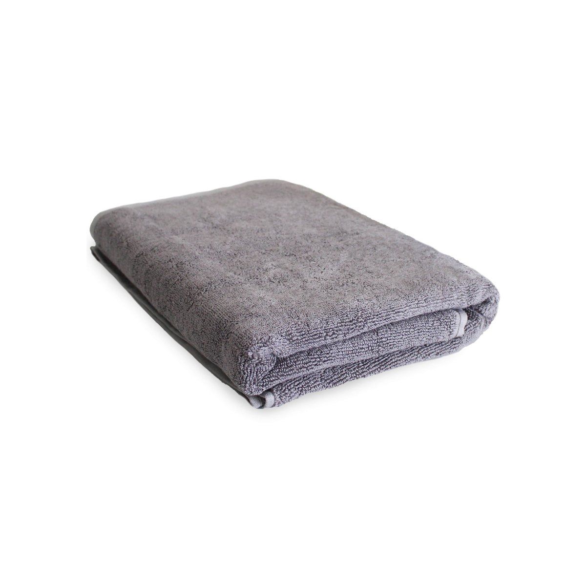 Heelium Bamboo Bath Towel, Soft, Absorbent & Odour Free, 140x70cm, Grey