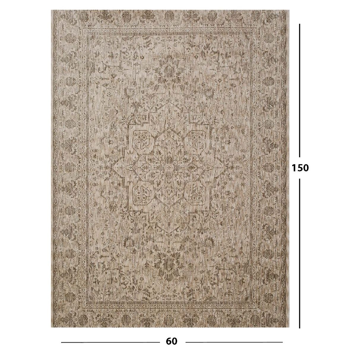 Buy Ddecor Live Beautiful WISTERIA909227SK1 J Ethnic Beige Rug Online